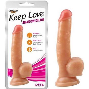 Keep Love Shadow 22 cm X 4.5 cm. Gereki Vantuzlu Dildo - rn Kodu: C-CH7093