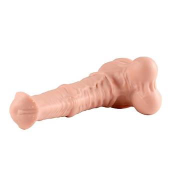 Yeni Nesil ift Katmanl 43 cm X 8 cm Realistik Snnetsiz Penis Horse Power - rn Kodu: 1583