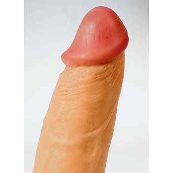 Mighty Muscle Titreþimli 23 cm. Dev Realistik Penis - Ürün Kodu: C193