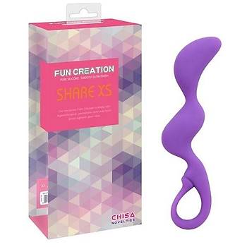 Fun Creation Share Silikon 18.5 cm. Boumlu Anal Plug - rn Kodu: CCH3028