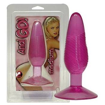 Almanya'dan 15 cm. X 4 cm. Anal Go effaf Jel Anal Plug - rn Kodu: 524220