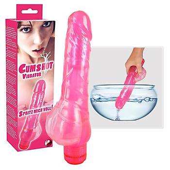 25 cm. X 4.5 cm. Cumshot Su Fkrtmal Titreimli Jel Vibratr  - rn Kodu: 581810