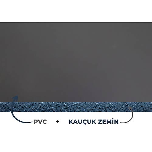 Motive Rubber Fitrub Grey Pvc Kapl Kauuk Zemin 50x100 cm 1 cm Profesyonel Souk Pres Kauuk Zemin 1 Adet