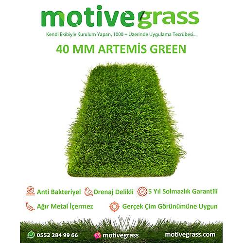 Motive Grass 40 mm Artimis Green Suni Çim