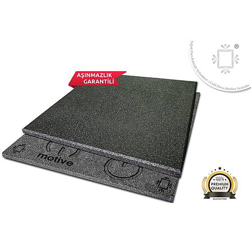 Motive Rubber Souk Pres Majr Khaki Grey 100x100 cm 2 cm Profesyonel Anmazlk Garantili Souk Pres Kauuk Zemin 1 Adet