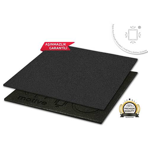 Motive Rubber Souk Pres Majr Motpermanent Nardo Grey 100x100 cm 2 cm Profesyonel Anmazlk Garantili Souk Pres Kauuk Zemin 1 Adet
