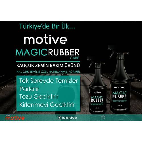 Motive Magic Rubber Care - 500ml Kauçuk Zemin Temizleme Ürünü