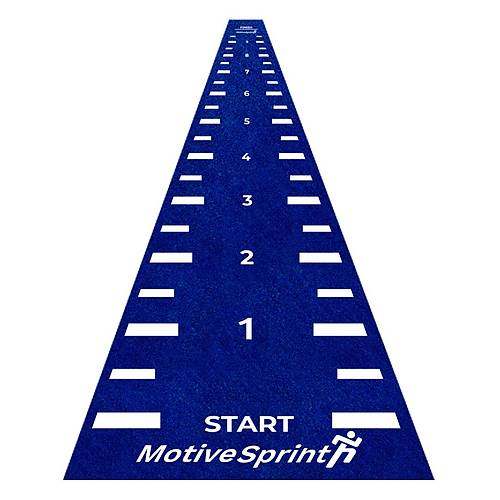 Motive Sprint  Multiplay Blue  Kızak Halısı (1x10 Metre)