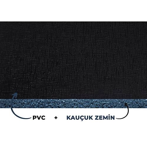 Rublex Kauuk Fitrub Black Pvc Kapl Kauuk Zemin 50x100 cm 1 cm Profesyonel Souk Pres Kauuk Zemin 1 Adet