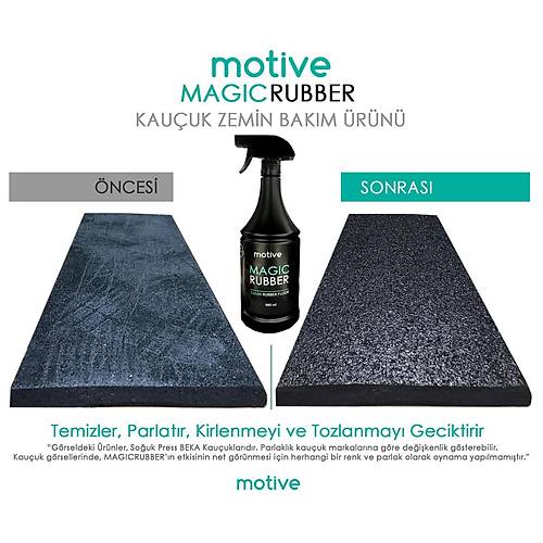 Motive Magic Rubber Care  - 1000ml Kauuk Zemin Bakm rn