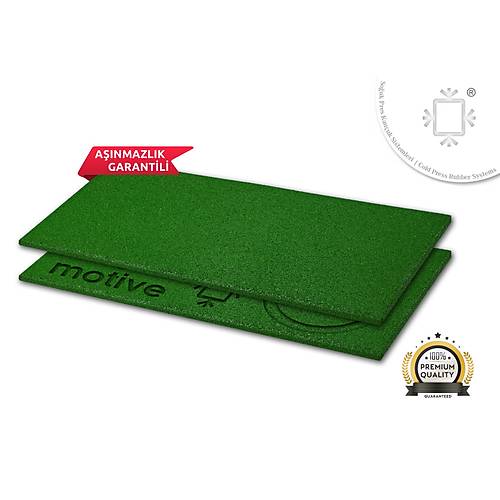 Motive Rubber Souk Pres Sirius Natural Green 50x100 cm 2 cm Profesyonel Anmazlk Garantili Souk Pres Kauuk Zemin 1 Adet
