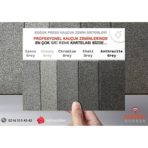 Motive Rubber Souk Pres Sirius Chromium Grey 50x100 cm 2 cm Profesyonel Anmazlk Garantili Souk Pres Kauuk Zemin 1 Adet