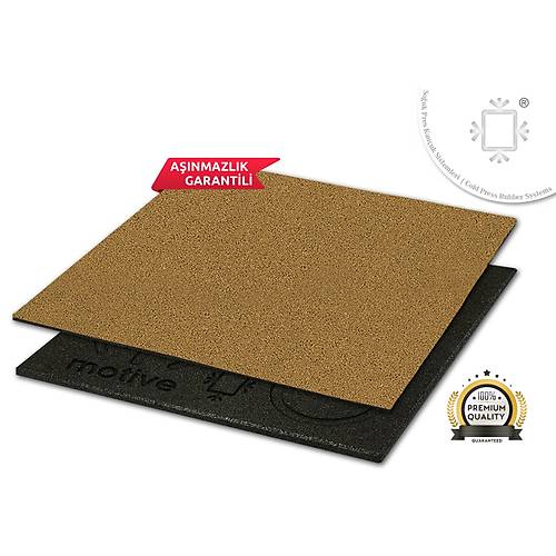 Motive Rubber Souk Pres Majr Motpermanent Oil 100x100 cm 2 cm Profesyonel Anmazlk Garantili Souk Pres Kauuk Zemin 1 Adet