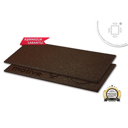 Motive Rubber Souk Pres Sirius Natural Dark Brown 50x100 cm 2 cm Profesyonel Anmazlk Garantili Souk Pres Kauuk Zemin 1 Adet