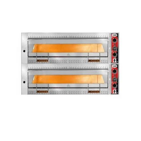 GMG Maxima PEF V Serisi 2 Katlı Komple Taş Pizza Fırını, Ø 35cm 6+6 Tepsi Kapasiteli