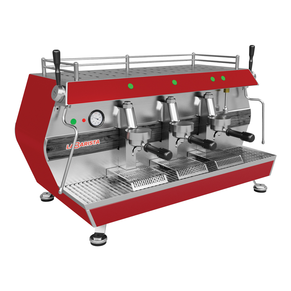 Empero 3 Gruplu Yarı Otomatik Espresso Kahve Makinesi, EMP.CPC.3GB