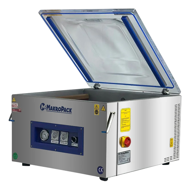 MakPack Vakum Makinesi, Yapıştırma Uzunluğu 2x500 mm, MP-510 T2/S