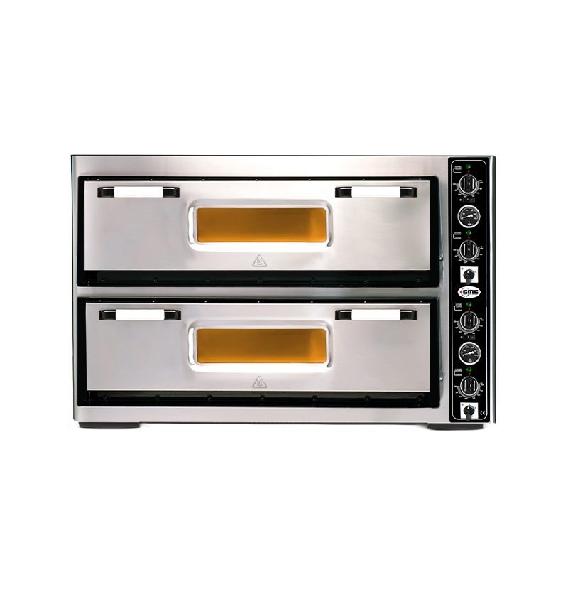 GMG PF 9292 DE-T (Termometreli) Pizza Fırını Ø 33cm 9+9 Adet Tepsi Kapasiteli