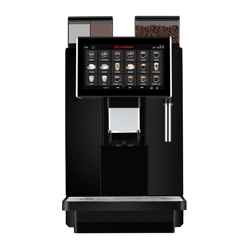 Dr.Coffee COFFEE EXPRESS Süper Otomatik Kahve Makinesi, Süt Köpürtme Sistemi ve Sıcak Su Musluklu