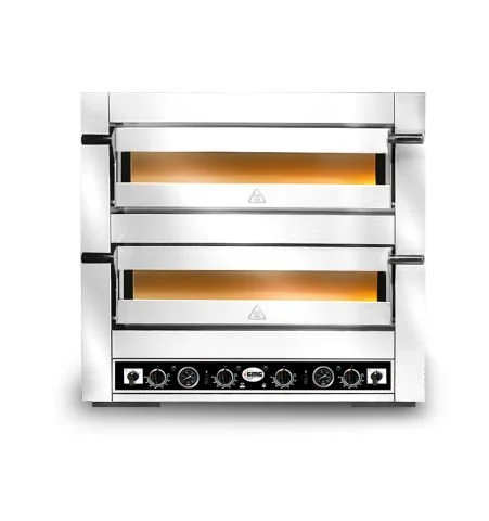GMG FİRİNO Serisi PS 44 DE Pizza Fırını 4+4 (Ø30 cm)Tepsi Kapasiteli