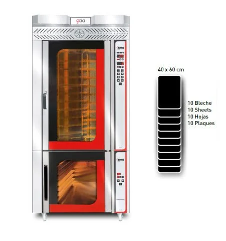 GMG 10 Tepsi Dönerli Patisserie Fırını Elektrikli, GALA-10 R
