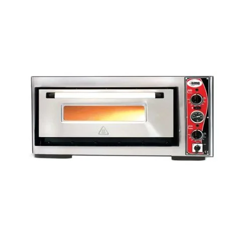 GMG PF 7070 E-T(Termometreli) Ø 34cm 4 Adet Tepsi Kapasiteli Pizza Fırını