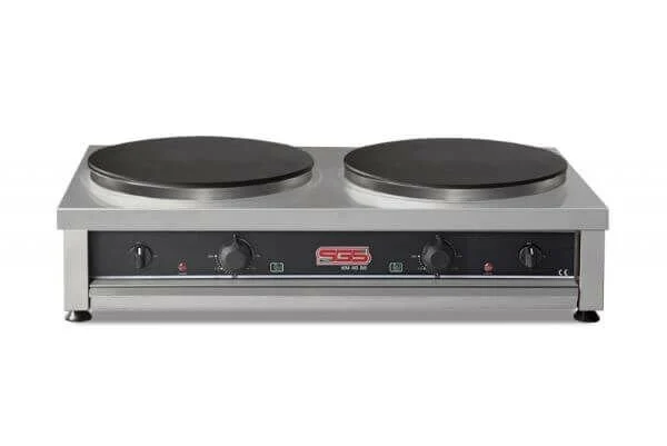 SGS Krep Makinesi, Çiftli, 2 Adet 40 cm Çaplı, 6000 W, KM-40DE