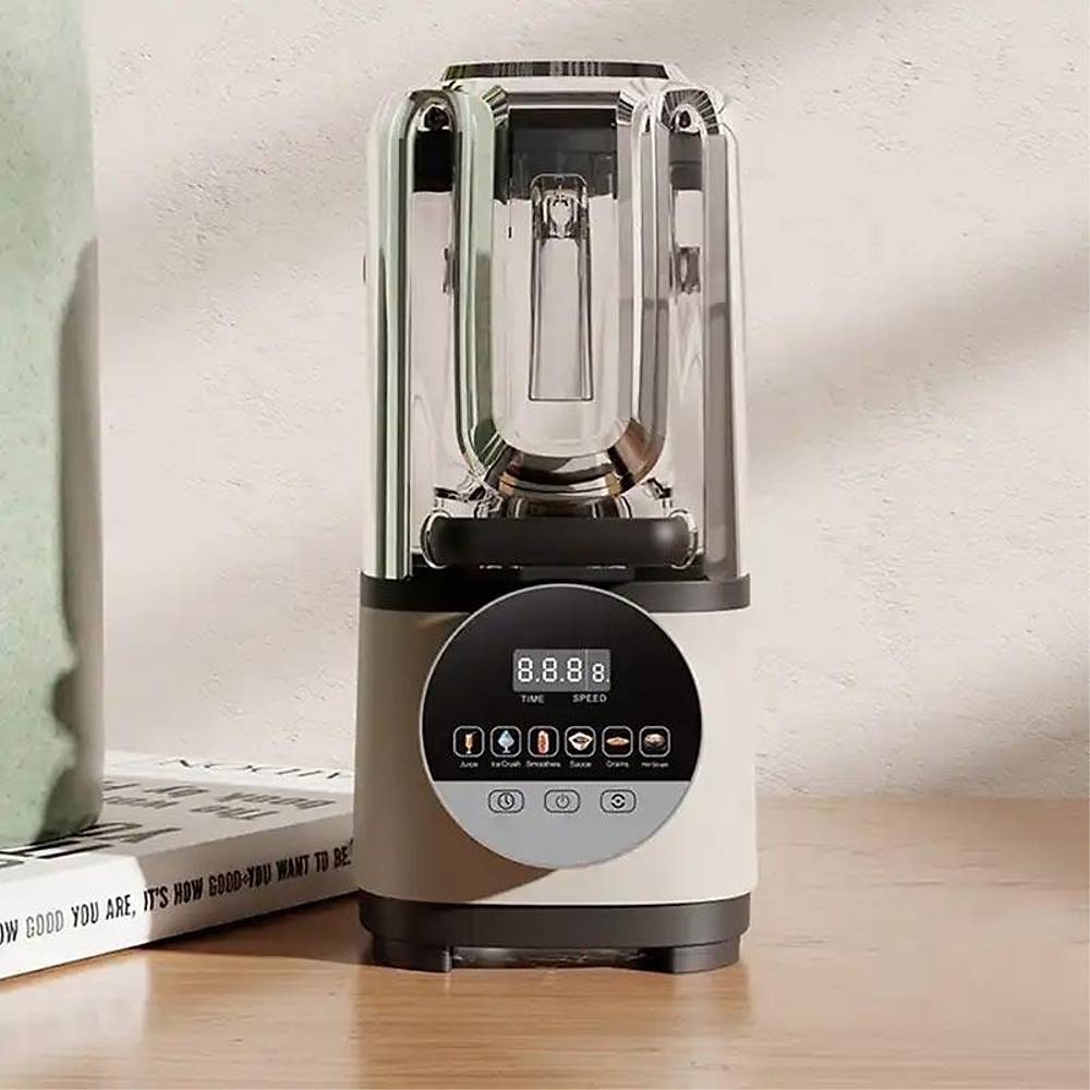 Vosco Pro Silent Gürültü Önleyici Kapaklı Dijital Bar Blender, 2 L, 2000 W, Gri HS-213CG