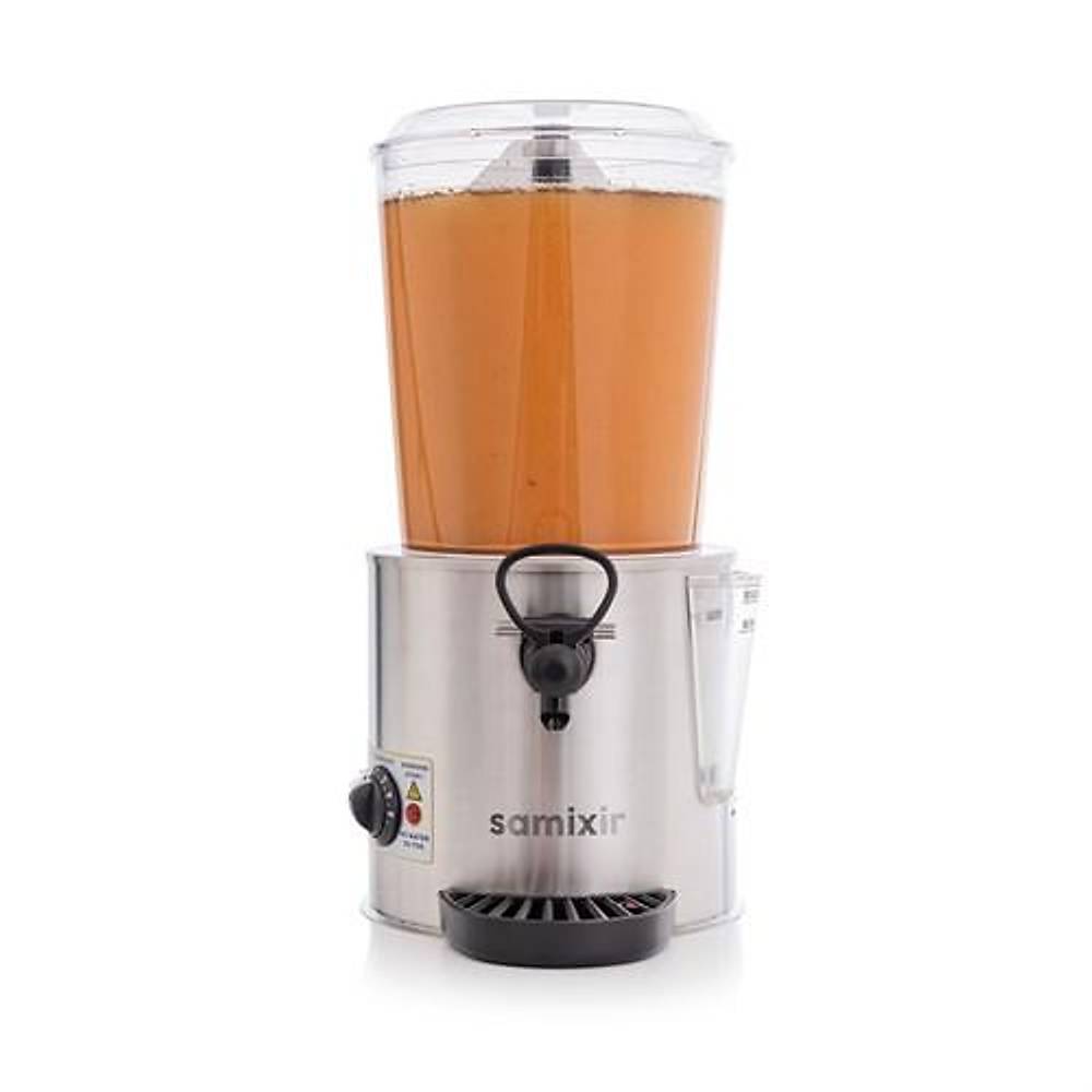 Samixir Salep Sıcak Çikolata ve Süt Makinesi 10 Lt Panoramik Karıştırıcılı SC10