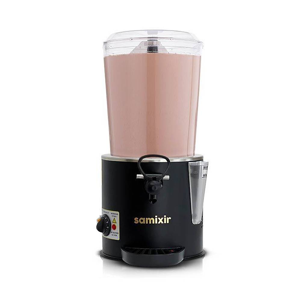 Samixir Salep Sıcak Çikolata ve Süt Makinesi 10 Lt Panoramik Karıştırıcılı SC10