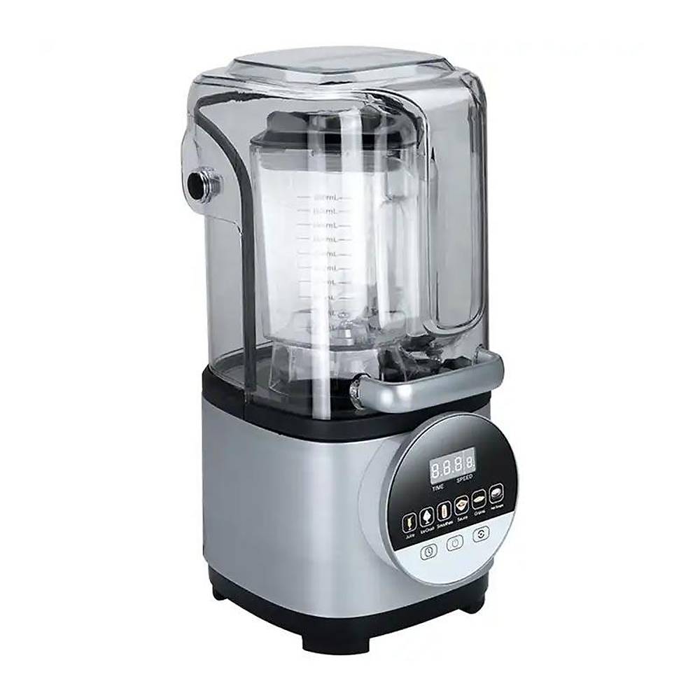 Vosco Pro Silent Gürültü Önleyici Kapaklı Dijital Bar Blender, 2 L, 2000 W, Gri HS-213CG