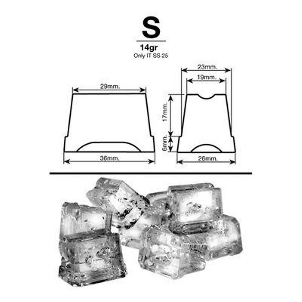 Icetech SS-35 Küp Buz Makinesi Hazneli 33 Kg/gün
