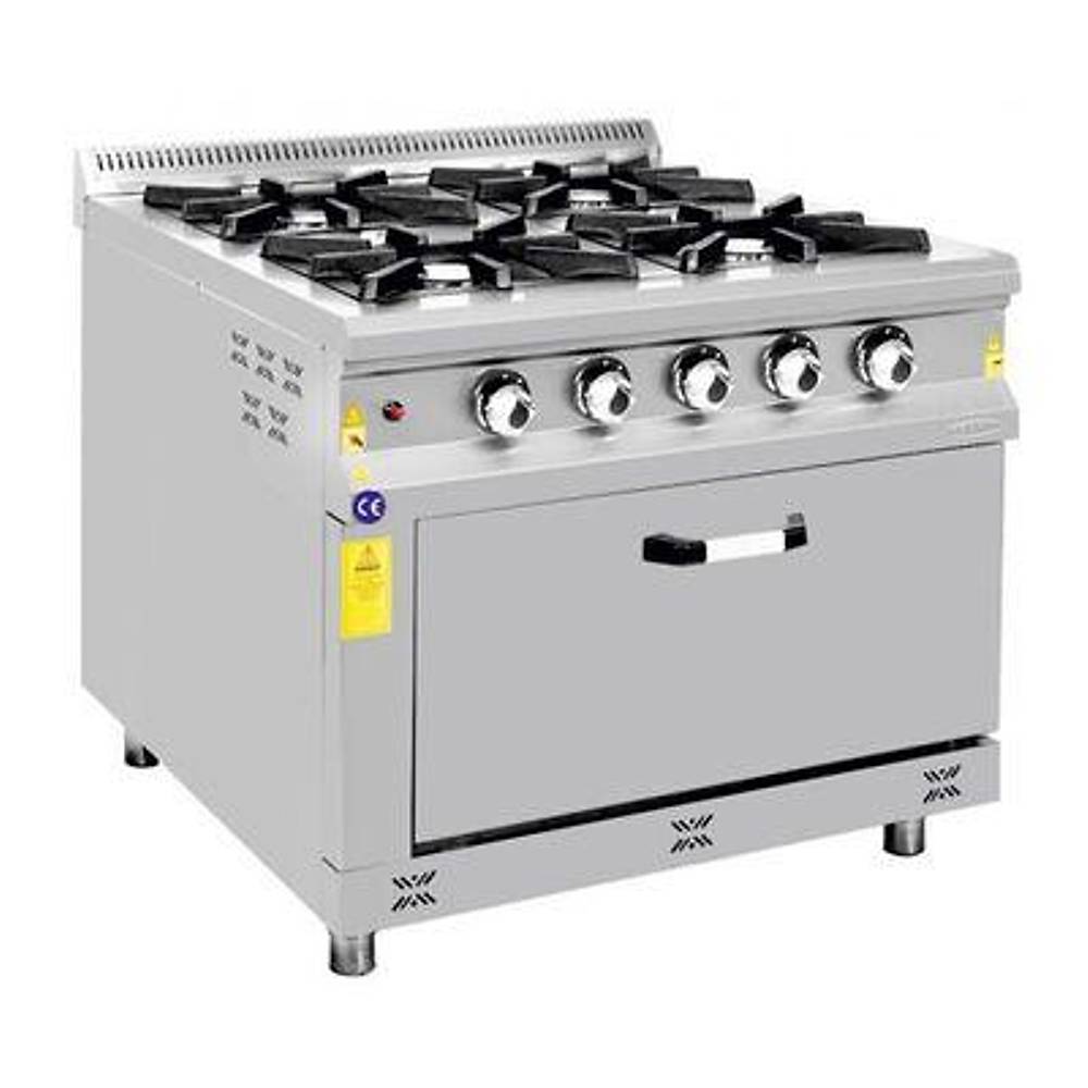 Karacasan 4'lü Fırınlı Kuzine Gaz/lpg 100x100x85 Cm KRCS.KZG.1010CE