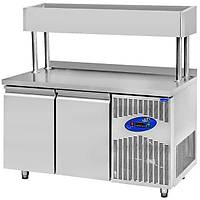 CSANOX Pizza Hazrlk Buzdolab, 2 Kapl CS-TEK 2-700-YM