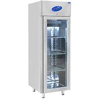 CSA İnox Dik Tip Tek Kapılı Camlı Buzdolabı, 600 Litre, 304 Kalite CS-DBNK 600-C