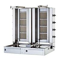 Kalitegaz 4+4 Radyanl Alttan Motorlu Dner Oca, kiz Model, Gazl KLG224T