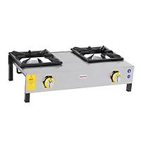 noxmaster 2'li Lokanta Oca Ksa Ayak Ce Belgeli Gaz/lpg MR-LKK-2