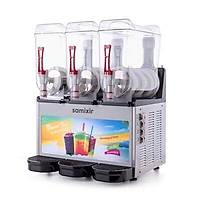 Samixir Slush Makinesi Soğuk Meyve Suyu Dispenseri Allure 12+12+12 L İnox