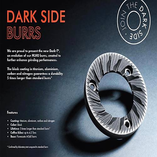 Fiorenzato F64 Evo Pro XGi Dark Titanyum So�utmal� On Demand Kahve De�irmeni, Tart�l� 64 mm