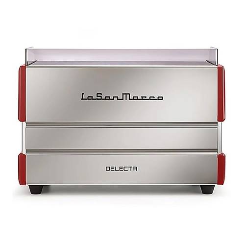 La San Marco Delecta Tam Otomatik Espresso Kahve Makinesi, 2 Gruplu, K�rm�z�