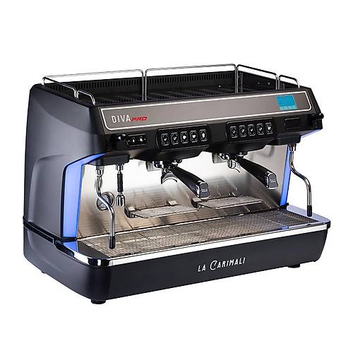 Carimali DivaPRO Otomatik Espresso Kahve Makinesi, 2 Gruplu, Siyah