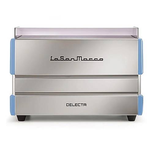 La San Marco Delecta Tam Otomatik Espresso Kahve Makinesi, 2 Gruplu, G�k Mavi