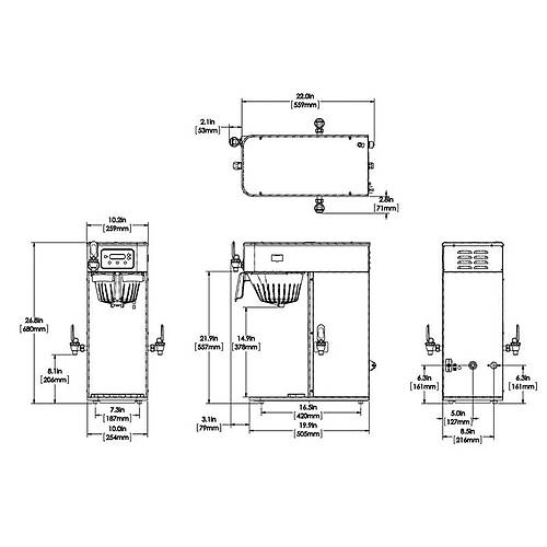 Bunn ICBA Infusion Series Filtre Kahve Makinesi + 5 L Termos