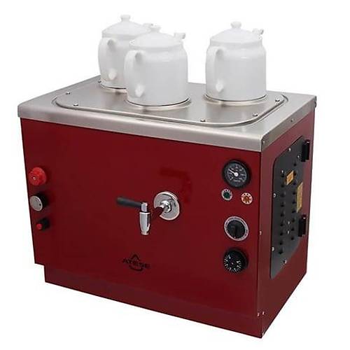 Atee Sumela Analog Gaz+Elektrikli 3 Demlikli ay Makinesi, STATIC SAGE3