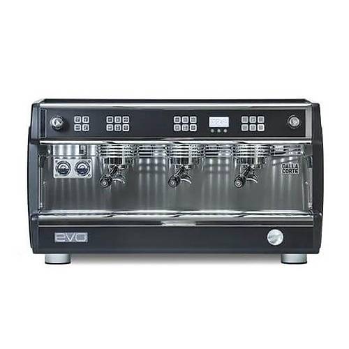 Dalla Corte Evo Espresso Kahve Makinesi, 3 Gruplu, Siyah
