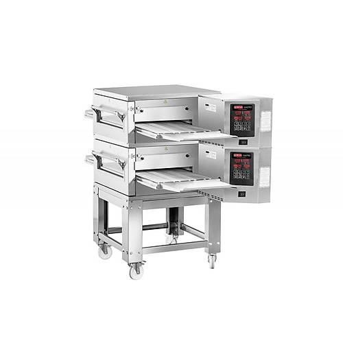 SGS ift Katl Konveyrl Pizza Pide Lahmacun Frn, Elektrikli, 50 cm Bant Genilik, PO-K 50 DE