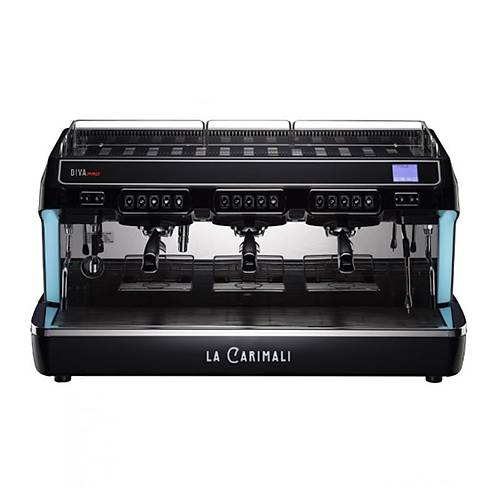 Carimali DivaPRO Otomatik Espresso Kahve Makinesi, 3 Gruplu, 400 V, Siyah