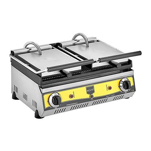Remta Tam Oluklu Tost Makinesi, 20 Dilim, �ift Kapakl�, Elektrikli R80