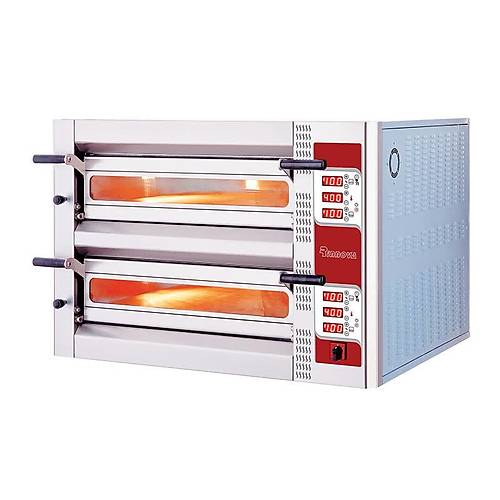 Kalitegaz ift Katl Pizza Frn Geni Model, 35 cm 6+6 Pizza Kapasiteli Elektrikli,  E6352W