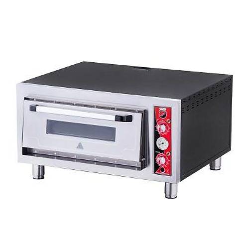 SilverInox Tek Katl Pizza Frn Elektrikli 4x30cm Pizza Kapasiteli PF-62